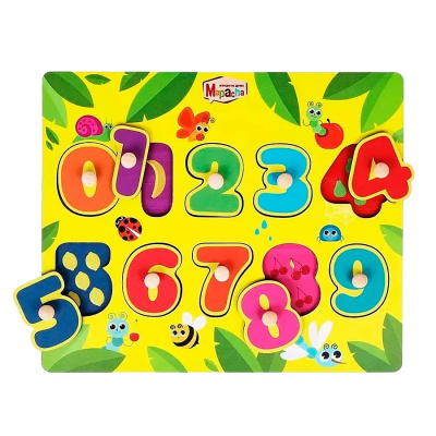 Вкладыши Изучаем цифры изучаем счет от 0 до 9 Mapacha 962002 1